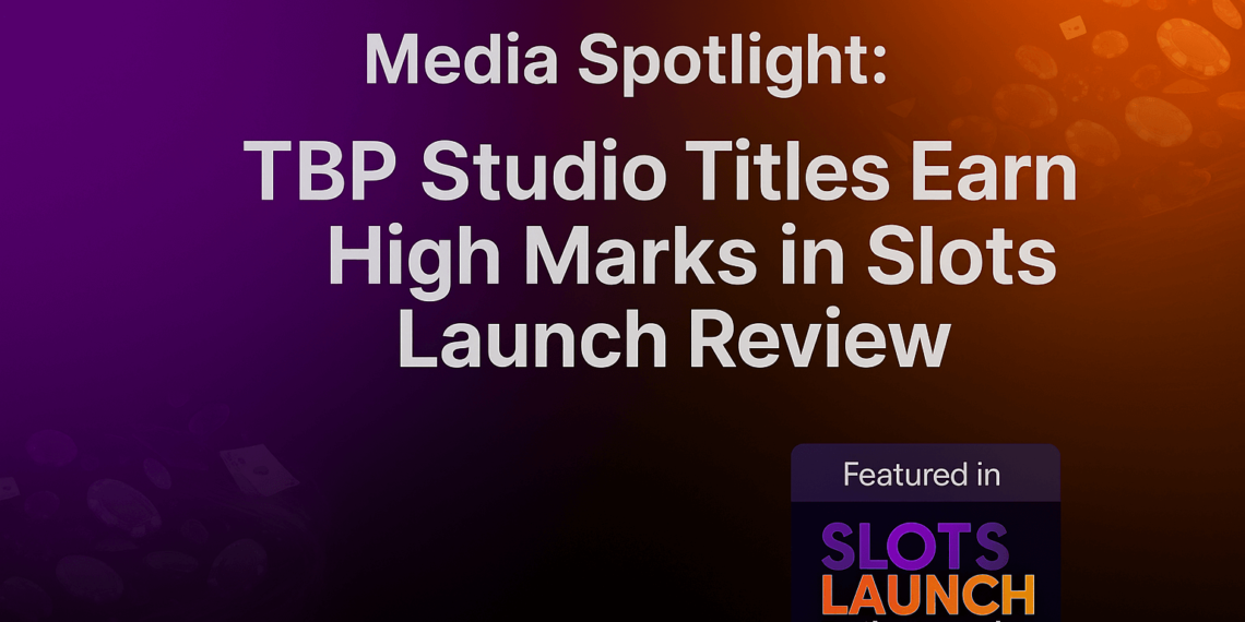 TBP Studio Titles Earn High Marks in Slots Launch Review